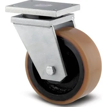 Pojezdové kolečko Omikron TENTE Kolečko pro extrémní zatížení 300mm, otočné, plotýnka, 9250FTP300P65