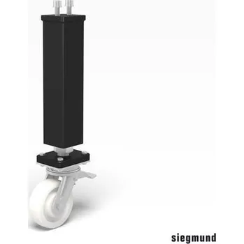 Dílenský stůl SIEGMUND [3-280876.XX] Noha s kolečkem a brzdou 650 - PŘÍPLATEK