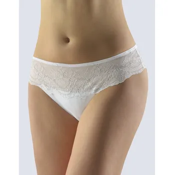 Kalhotky Gina Výhodné balení 5 kusů - Tanga francouzská 14140P Barva/Velikost: bílá / S/M