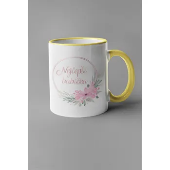 Hrnek Nejlepší babička Barva: Žlutá