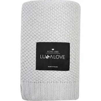 Dětská deka Lullalove Bambusová dečka Světle Šedá