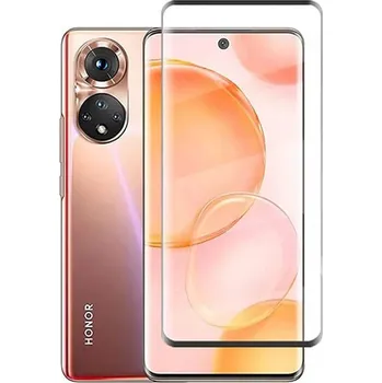 Picasee 3D zahnuté ochranné sklo pro Honor 50 5G - černé