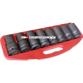 Nářadí pro automobil 8 Dílná sada rázových klíčů - 6 hranné - 1" ENERGY