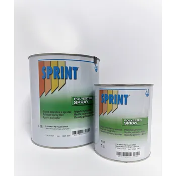 Tmel Sprint F18 stříkací tmel polyester šedý objem: 1L