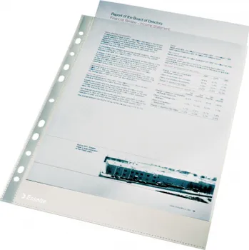 Kancelářské potřeby Závěsný obal Esselte Premium - A4 čirý / 105 my / 100 ks