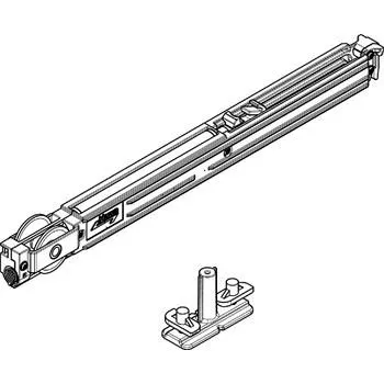 pant HAWA Soft Move 80 tlumení pro posuvné kování do 80 kg hmotnosti křídla