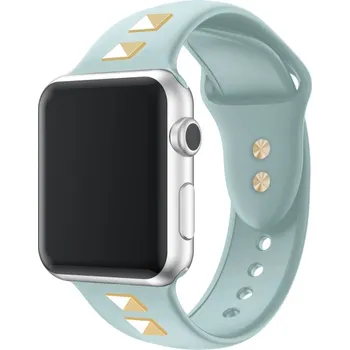 Příslušenství k chytrým hodinkám VSECHNONAMOBIL 19128 Řemínek Apple Watch 7 / 6 / SE / 5 / 4 (44mm) / 1, 2, 3 (42mm) zelený