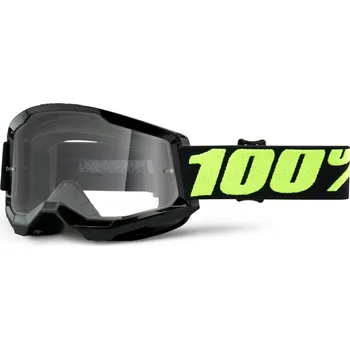 Motocyklové brýle 100% Strata 2 Upsol černožluté