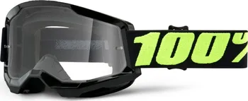 Motocyklové brýle 100% Strata 2 Upsol černožluté