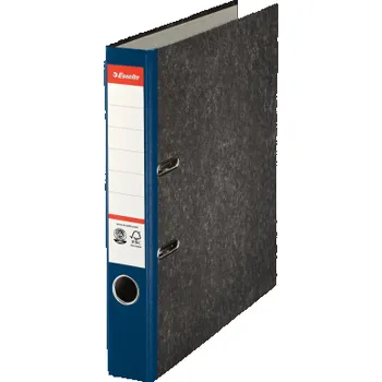 Kancelářské potřeby Esselte pákový pořadač A4 papírový s barevným hřbetem 5 cm modrá