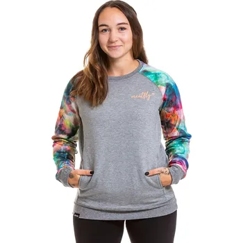 Dámská mikina mikina Meatfly Robin - Universe Color/Light Grey L