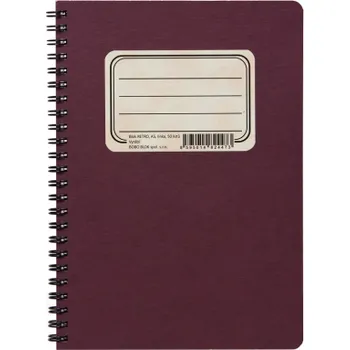 Blok BOBO Retro s boční spirálou - A5 / linka