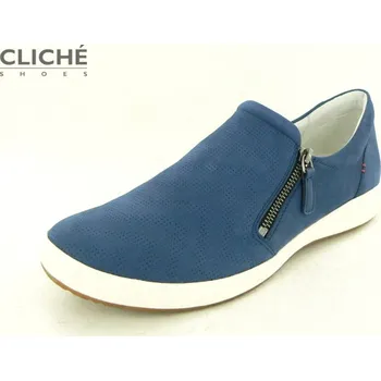 Dámské sandále Caren 22 modrá, dámské nadměrné nazouvací polobotky 43