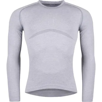 cyklistický dres Force triko SOFT (světle šedá)