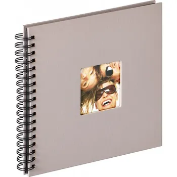 Fotoalbum WALTHER FUN klasické/40 stran, 26x25, kroužková vazba, tmavě šedé