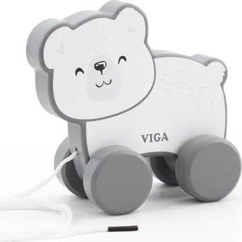 Dřevěná hračka MR Dřevěná tahací hračka - Medvídek