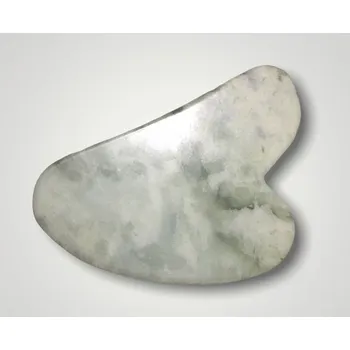 Masáž Gua sha masážní kámen světlý jadeit