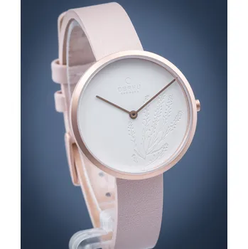 Hodinky Dámské hodinky Obaku Hassel Natur Nude V219LXVHRX V219LXVHRX