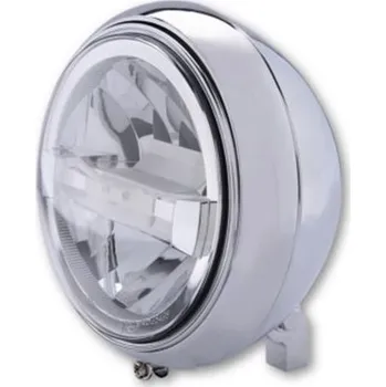 Osvětlení pro motocykl HIGHSIDER LED moto přední světlo YUMA 2 TYP 4 chrom