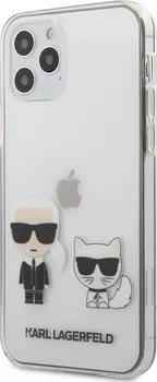 Pouzdro na mobilní telefon Karl Lagerfeld Karl and Choupette pro Apple iPhone 12/12 Pro