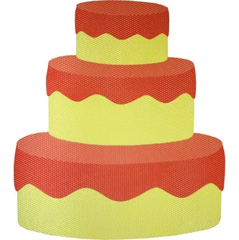 Nástěnka Dort 10 Žlutá / 21 Tmavě oranžová