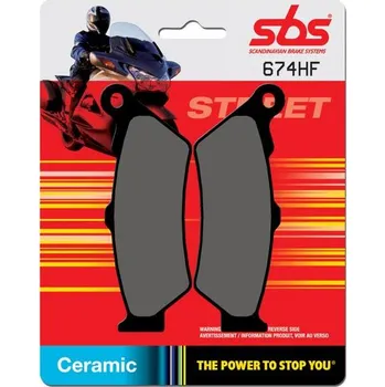 Brzdová destička Brzdové destičky SBS MOTO