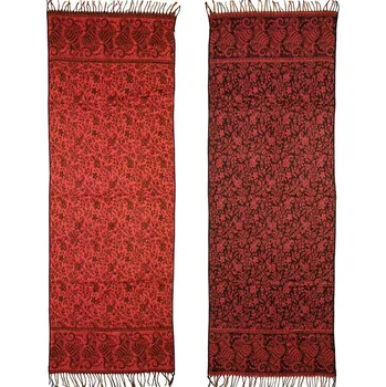 Šála Dámská šála florální 200 x 70 cm akryl