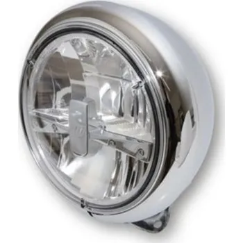 Osvětlení pro motocykl HIGHSIDER LED moto přední světlo HD-STYLE TYP 3 chrom