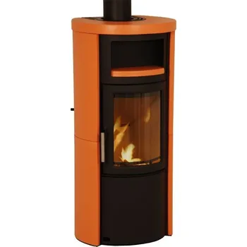 Krbová kamna HETA Scan-line 520W černý lak a kompletní obklad keramika