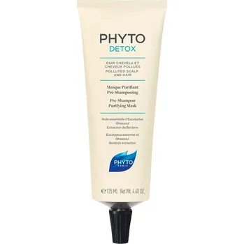 Vlasová regenerace Phyto Detox Pre-Shampoo Purifying Mask Čisticí maska před mytím pro vlasy vystavené znečištěnému ovzduší 125 ml