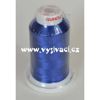 Nit vyšívací nit Gunold Sulky modrá 1042, návin 1000m, viskóza Jednotka: 1 kón návin 1000m