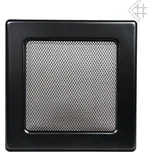 Kratki mřižka černá (lakovana) 17x30 cm