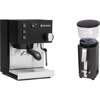 Kávovar Rancilio Silvia E, black + ECM C-Manuale 54, anthracite