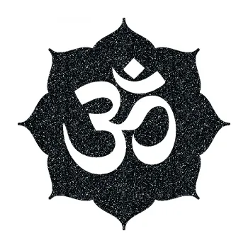 samolepka Náboženský symbol Hinduismus Óm 002 (85 - Ultra Metalic černá) SAMOLEPKA NA AUTO, NÁLEPKA, FÓLIE, POLEP, TUNING, VLASTNÍ TEXT, TISK, AUTOSAMOLEPKY.cz, POLEPY, OBRÁZEK, LOGO, 3D STICKERS