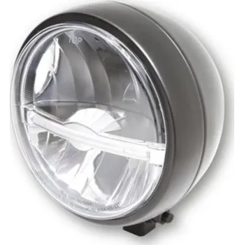 Osvětlení pro motocykl HIGHSIDER LED moto přední světlo JACKSON černé