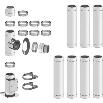 Komín KOMINEX CZ KOMINEX komínová sestava délka 8,3 m 1,0/170/50