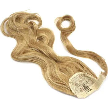 Příčesek Clip culík / cop ze 100% japonského kanekalonu 60cm vlnitý - přírodní blond