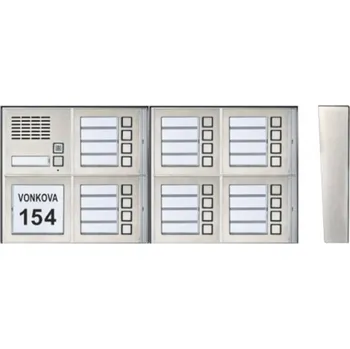 Poštovní schránka Zvonkové tablo TESLA GARANT na povrch - 25 účastníků