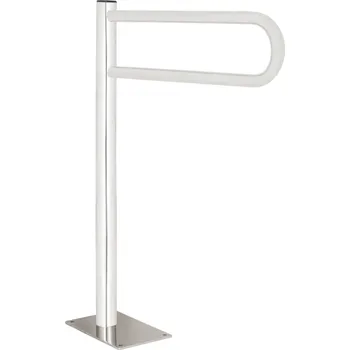 Madlo do koupelny wela MADLO k WC pevné podlahové nerezové premium Délka: 60 cm, Průměr: 25 mm