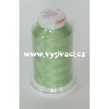 Nit vyšívací nit Gunold Sulky zelená 1047, návin 1000m, viskóza Jednotka: 1 kón návin 1000m