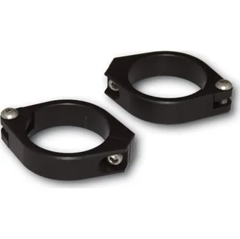 Osvětlení pro motocykl HIGHSIDER Alu spony na trubky přední vidlice, 42-43 mm černé