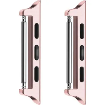 Řemínek na hodinky pružinové magnetické konektory pro Apple Watch růžové 42mm/44mm/45mm