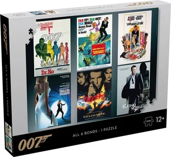 Puzzle Winning Moves James Bond 007 Herecké debuty 1000 dílků