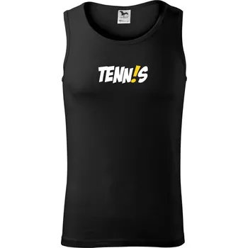 Pánské termoprádlo Tenis nápis - Tílko pánské Core - S ( Černá )