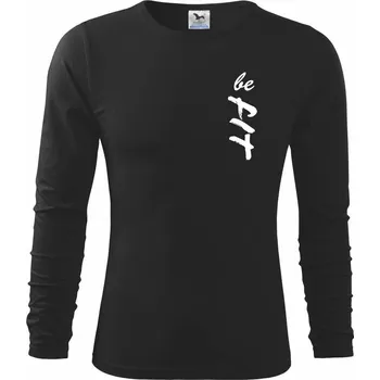 Chlapecké tričko Be FIT - Triko dětské Long Sleeve - 122 cm/6 let ( Černá )