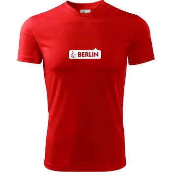 Berlin like - Dětské triko sportovní (dresovina) - 146 cm/10 let ( Červená )