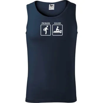 Masáž problem solved - Tílko pánské Core - XL ( Námořní modrá (velmi tmavá - téměř černá) )