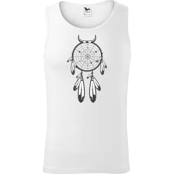 Indianský lapač snů - Tílko pánské Core - 2XL ( Bílá )