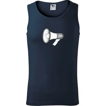 Megafon - Tílko pánské Core - S ( Námořní modrá (velmi tmavá - téměř černá) )