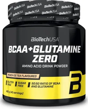 Aminokyselina BioTechUSA BCAA + Glutamine Zero 480 g citrón